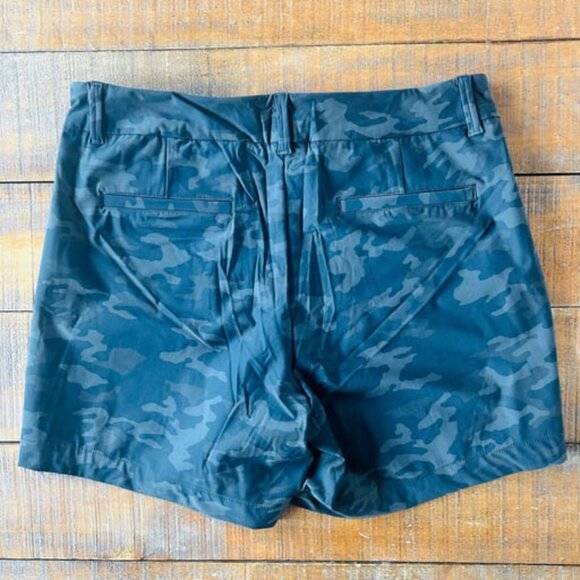 NEW SPANX 6" SUNSHINE Pull On 4-Way Stretch SHORTS UPF 50 Black Camo - Picture 12 of 14
